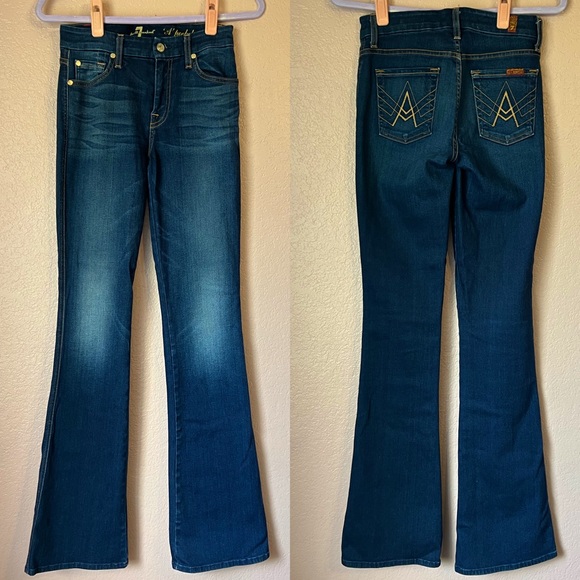 7 For All Mankind A Pocket Flare Jeans